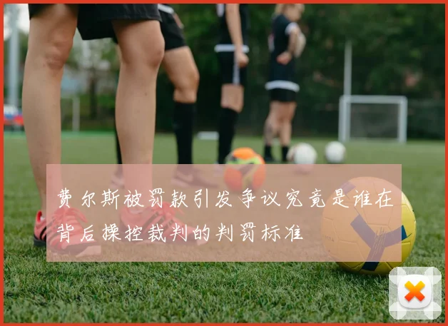 费尔斯被罚款引发争议究竟是谁在背后操控裁判的判罚标准